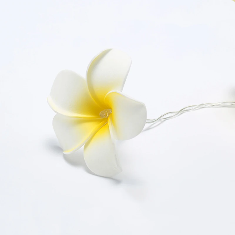 Plumeria светодиодный гирлянды моделирование frangipel Висячие садовые фестивали вечерние украшения QJ888