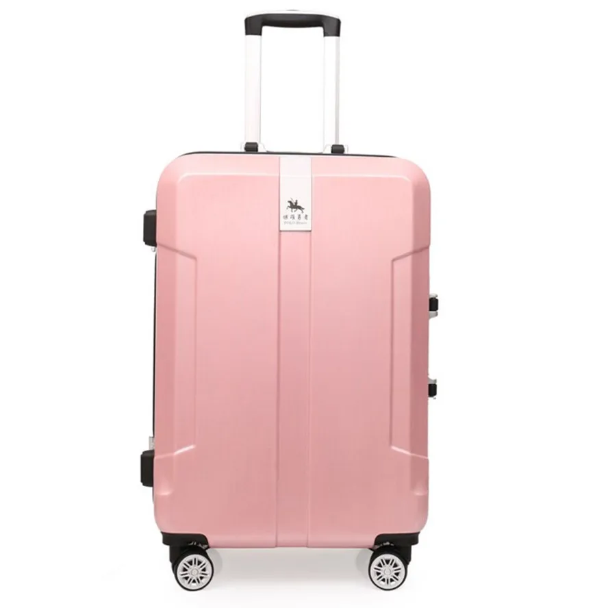 Top Quality Trolley Aluminum frame Luggage bags Storage Box Suitcase Bag Men Travel Large Capacity PC Pull Rod trunk Women