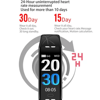 

Smart Wristband smartband Heart Rate Blood Pressure smartwatch IP67 Waterproof sleep tracker Bluetooth smart band bracelet women