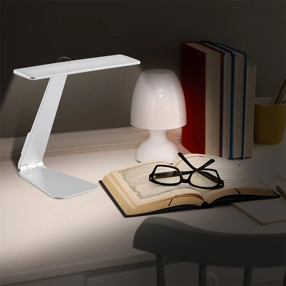 Ultrathin Foldable Desk Lamp Touch Switch Night Light With Non Slip