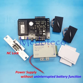 

DIY Full C3-100 Access Control Panel Kit + Optional uninterrupted battery function Power + NC Strike Lock + KR101 Rfid Reader