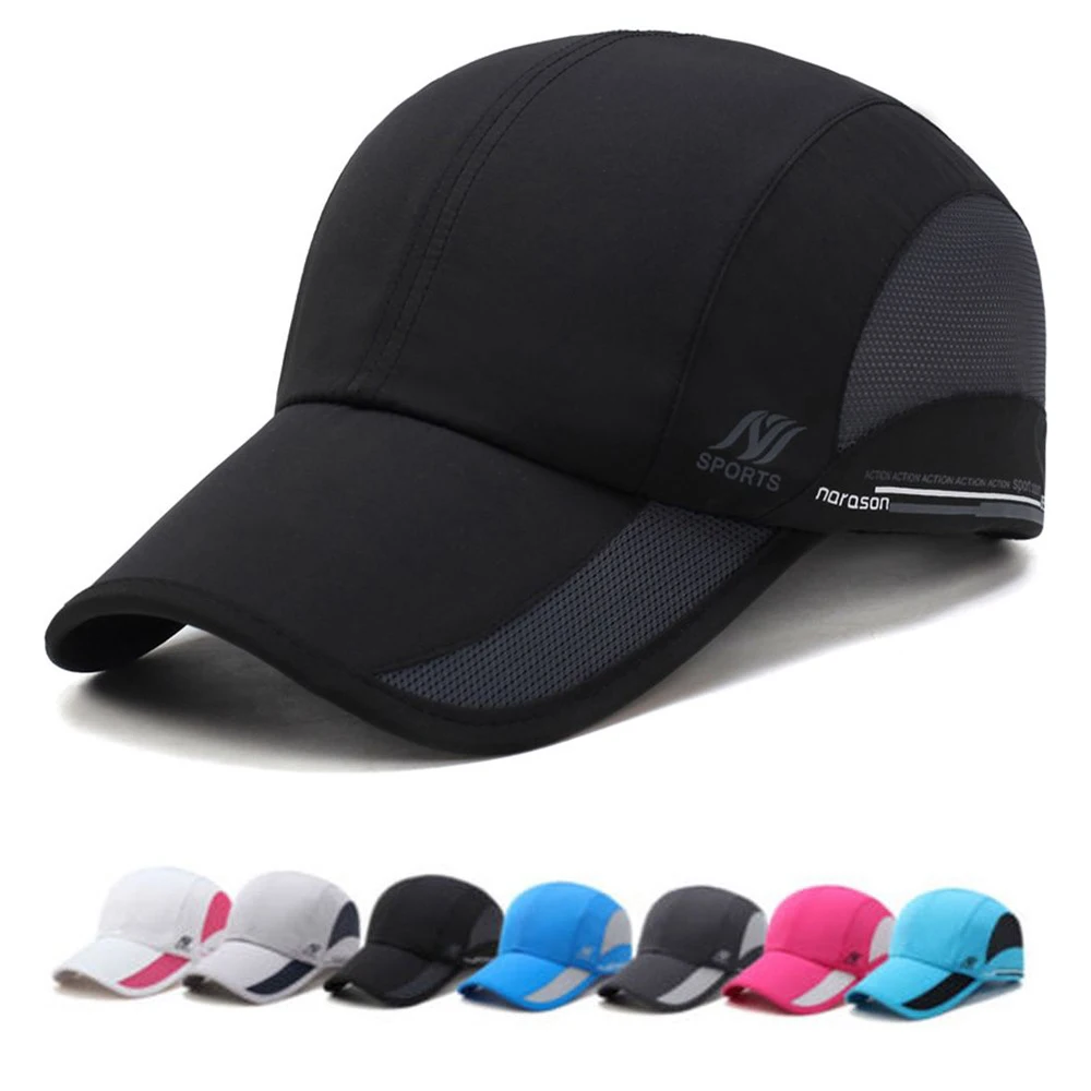 Unisex Outdoor Adjustable Baseball Caps Women Men Quick Drying