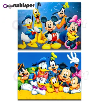 

Diamond Painting Full Square/Round Daimond Painting"Cartoon Animal family portrait"Mosaic Rhinestone Embroidery Painting LE02063