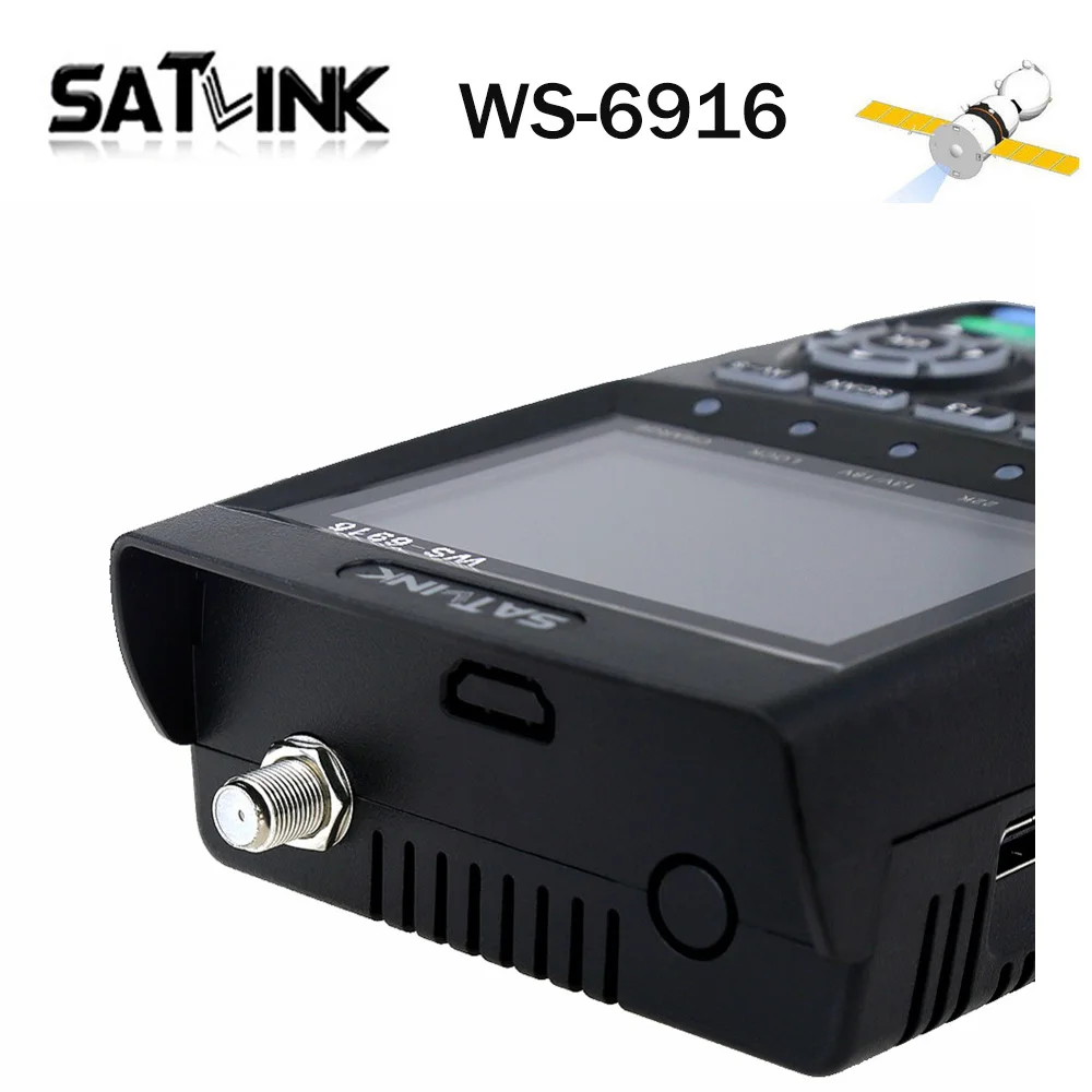 2019 лучший Satlink WS 6916 satfinder hd ws6916 DVB S2 спутниковый искатель измеритель MPEG 2/MPEG 4