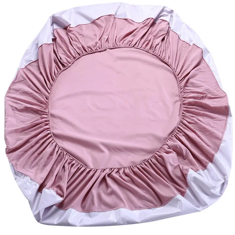 

Quality 1 Pcs Waterproof Mattress Cover Bed Sheets Four Corners With Elastic Band Mattress Protector For Bed Wetting Anti-mite