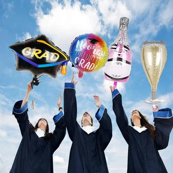 

Doctor Balloons 1pc Round Graduation 2019 Ballons Grad Globos Graduation Gift Back To School Party Decorations Birthday Supplies