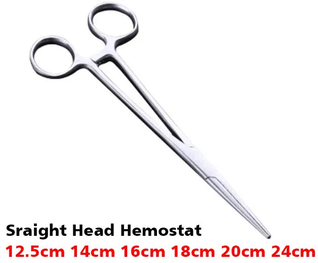 Size Optional Straight Head Hemostatic forceps Stainless steel medical