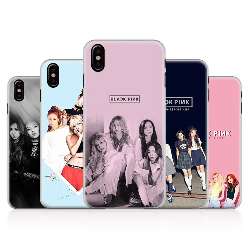 

BLACKPINK Kpop Girl group For Apple iPhone X 8Plus 8 7Plus 7 6sPlus 6s 6Plus 6 5 5S SE Phone Case Cover Shell