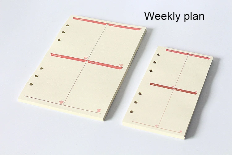 weekly plan 