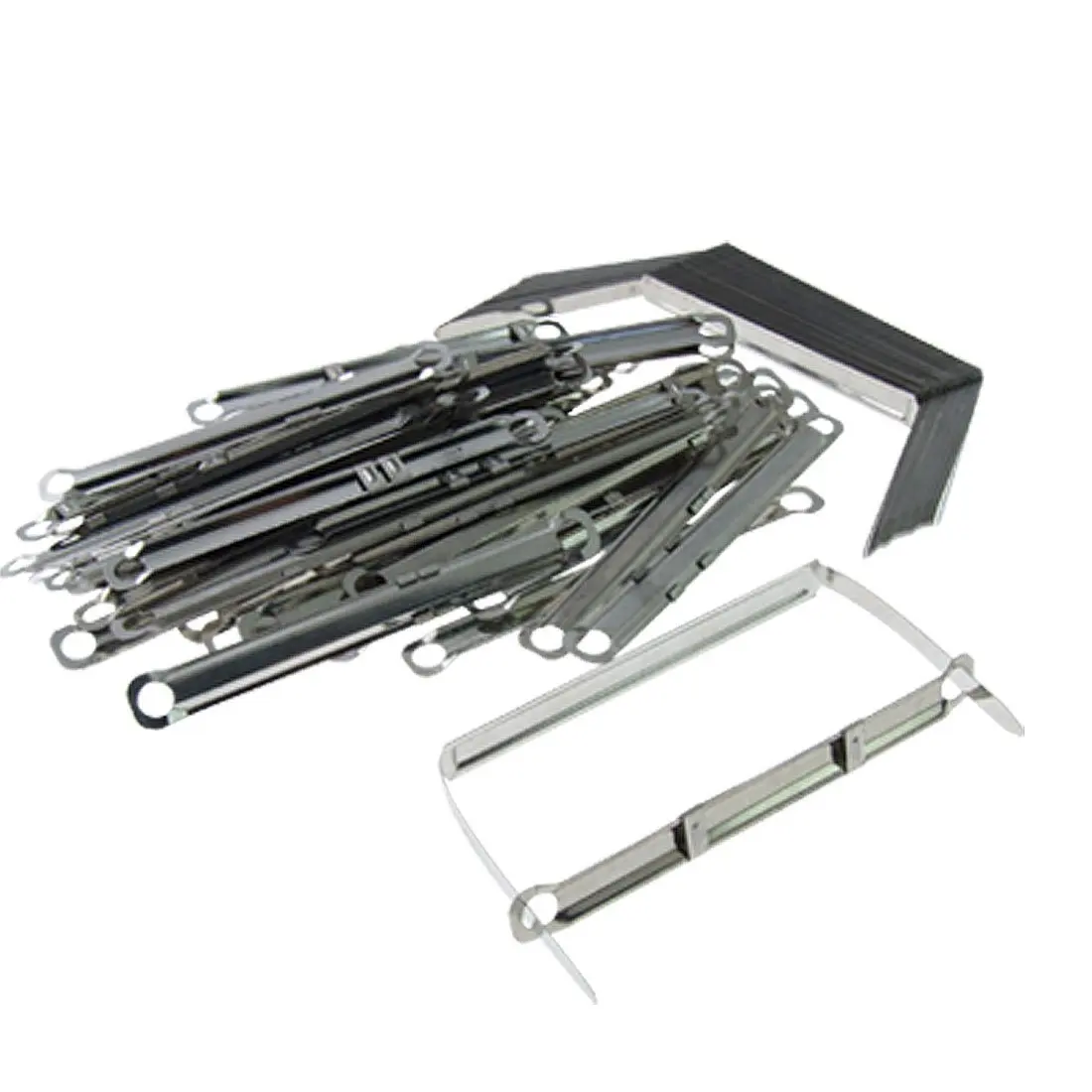 50 Sets Metal Office Fasteners Clips for Paper Filein Stapler from