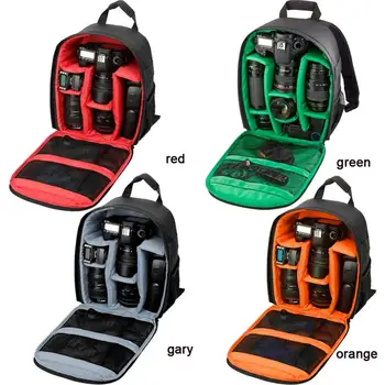 

New Multifunctional Waterproof Scratchproof Digital DSLR Backpack Outdoor Camera Video Bag w/Rain Cover for Canon Nikon