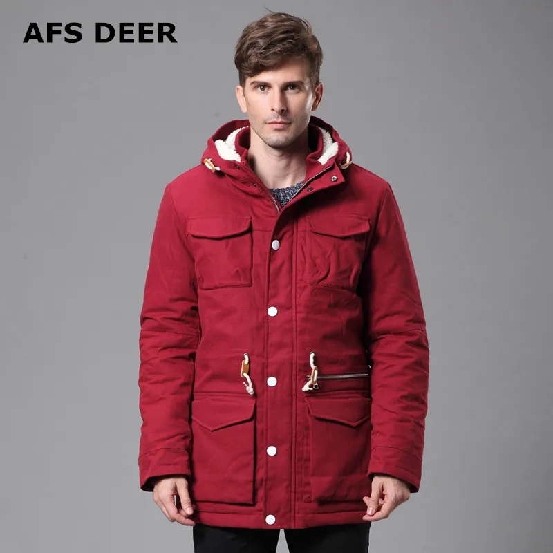 2018 Direct Selling New Men's Brand Quilted Parka Puffer