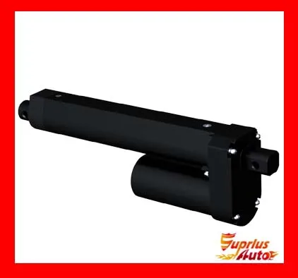Водонепроницаемый 2" /575 мм ход 12/24 V черный Heavy Duty линейный привод, Максимальная нагрузка 3500N/350KGS/770LBS линейный привод