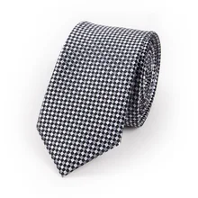 6,5 см узкий галстук Повседневный полиэстер плед галстук для мужчин Свадебная вечеринка