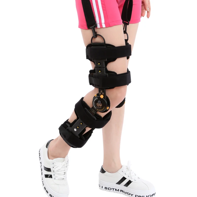 

Adjustable knee brace fixed bracket kneepad meniscus fracture knee ligament injury rehabilitation brace support