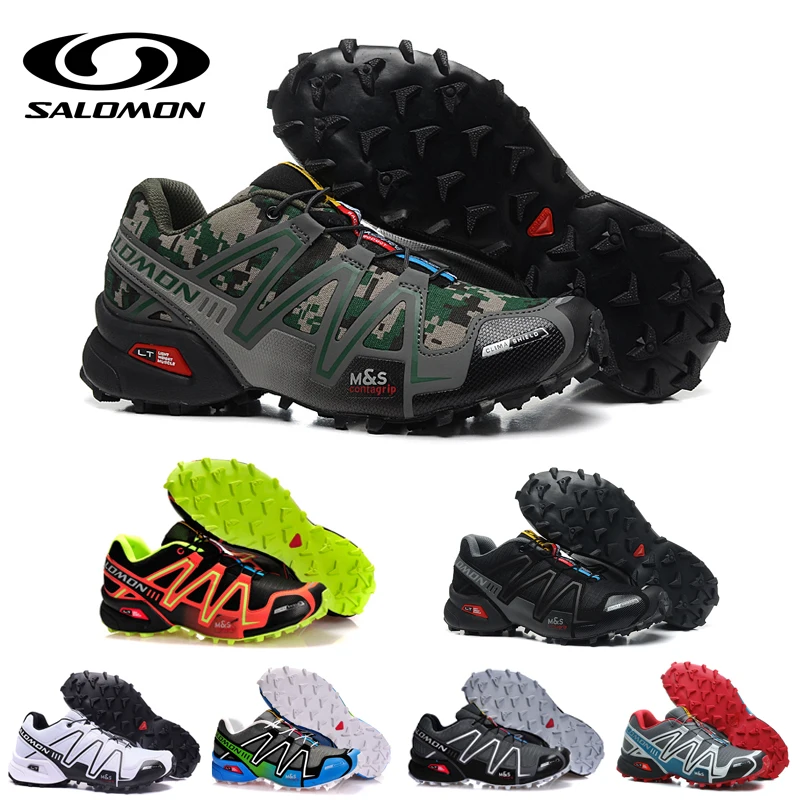 Salomon speed Cross 3 CS мужские кроссовки брендовые кроссовки мужские спортивные кроссовки Скорость фехтование Обувь salomon обувь