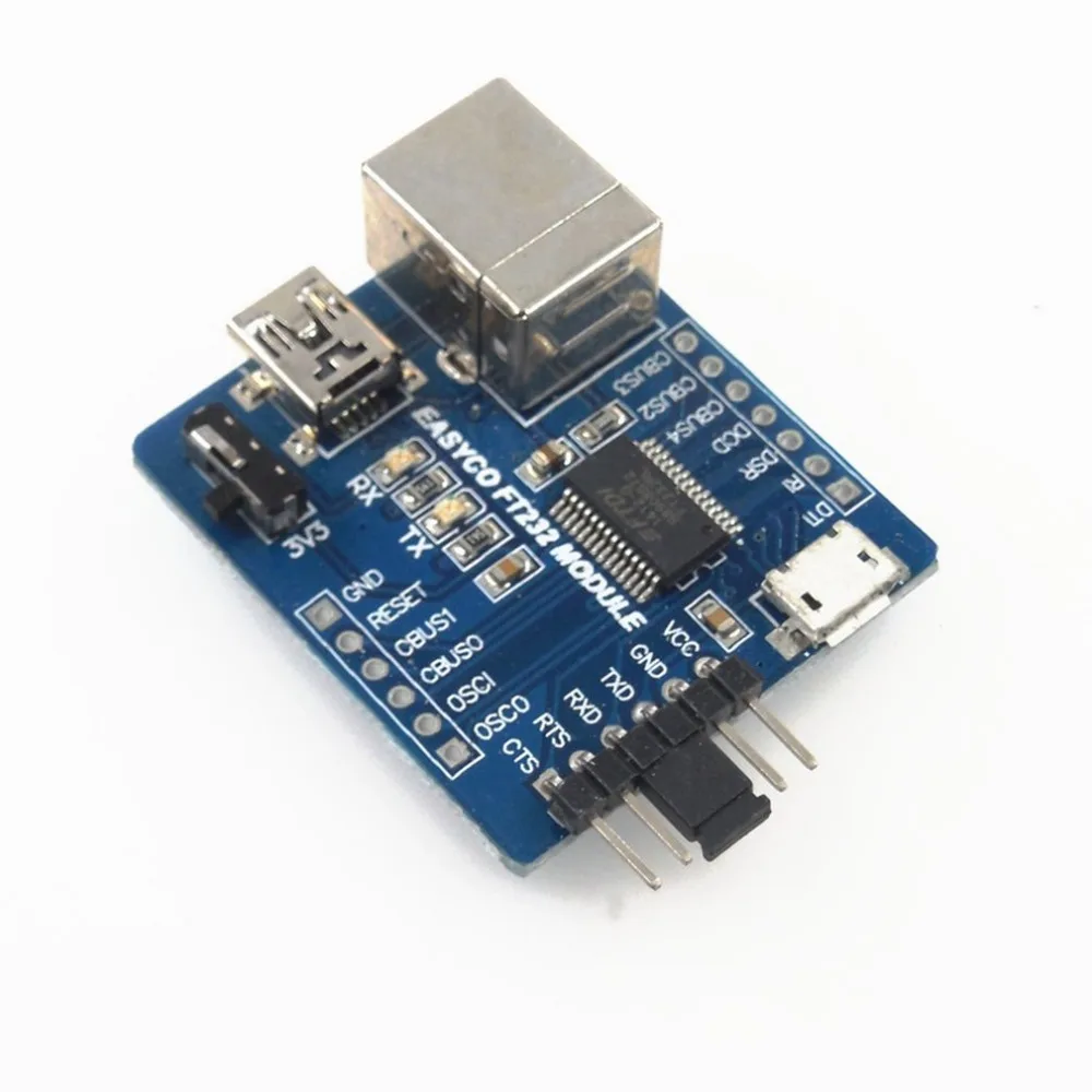 

HW-250 Risym3 One To FT232R Serial Port Module B Type /MINI/Micro Three Interface To UART