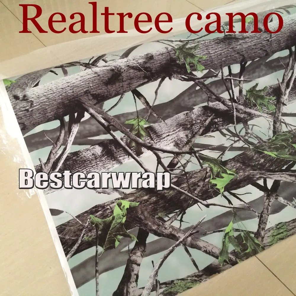Камуфляжная виниловая пленка Realtree автомобильная с воздушно-пузырьковой пленкой