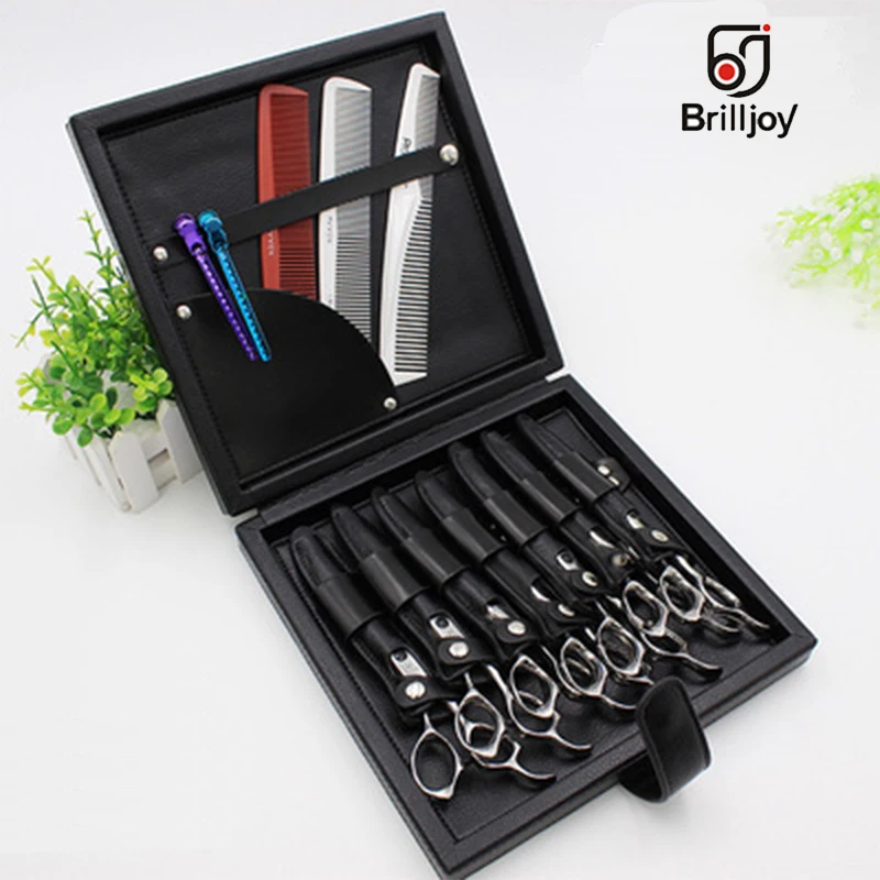 

Brilljoy PU Leather Barber Bag Professional Salon Hair Cutting Hair Scissors Comb clip Bag Hairdressing Tools Case Organizer
