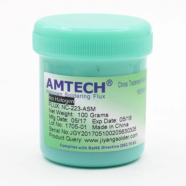 AMTECH паяльная паста пастообразный флюс для пайки 100 г BGA PCB без очистки SMD|flux