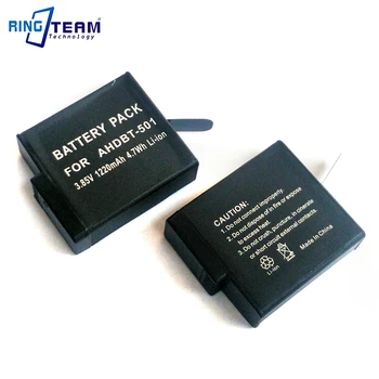 

In Stock 2Pcs/Lot Digital Battery Pack A501 AHDBT501 AHDBT-501 for GoPro Hero5 Hero 5 H5 Action Sports Cameras