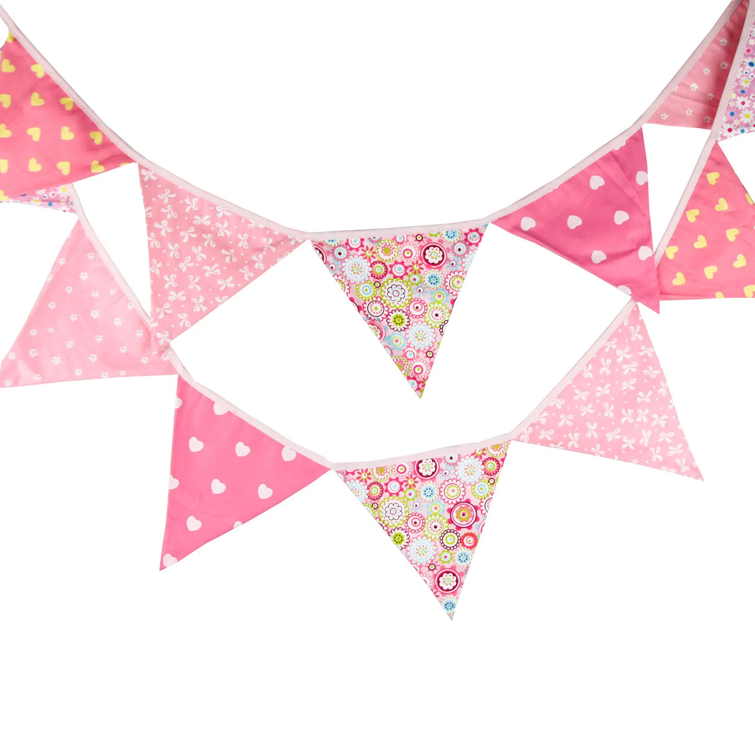 Buy 12pcs Flags New Home Decoration Pink Valentine's