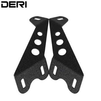 

20 Inch Durable Hood Mounting Bracket Engine Cover Hood Bracket for Led Light Bar For Jeep Wrangler JK 2007-2017