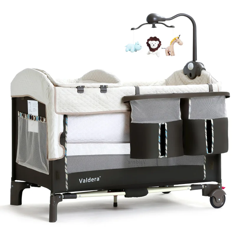 Portable Baby Bed Multifunction Baby game Bed Splicing Bed For Newborn