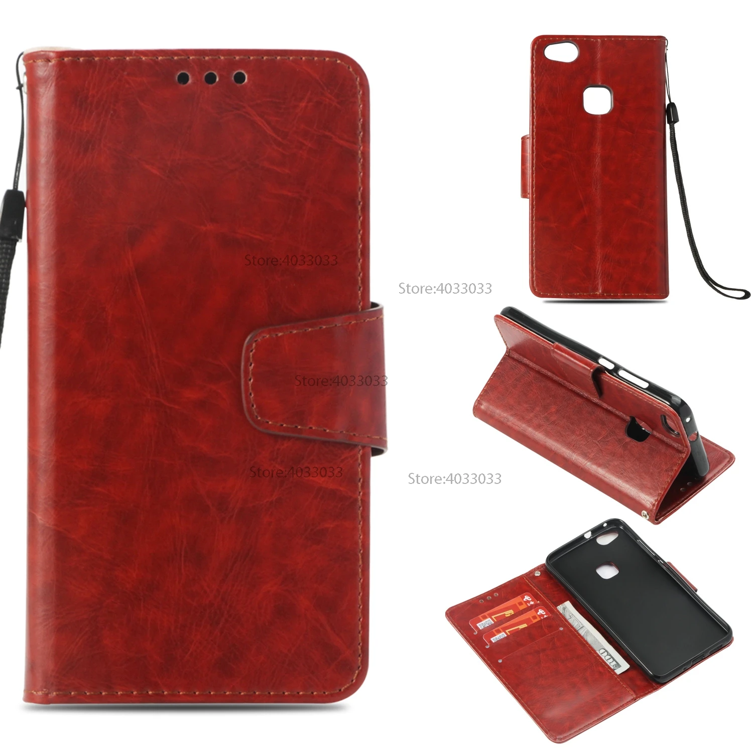 Vintage Flip Case for Huawei P10 Lite WAS-LX1 WAS-TL10 Wallet Phone Leather P 10 P10Lite WAS LX1 TL10 Cover | Мобильные телефоны и