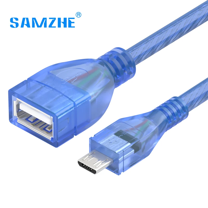 SAMZHE USB 2.0 Micro USB OTG Cable OTG Adapter Phone Flash