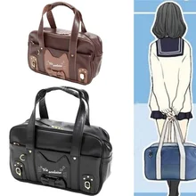 Япония школьниц JK PU Сумка школьная Bookbag сумка-мессенджер Косплэй студент Лолита форма милый кот сумочка Harajuku
