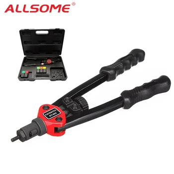 

ALLSOME BT-605 Gun Auto Rivet Tool Blind Rivet Nut Gun Heavy Hand INSER NUT Tool Manual Mandrels M3 M4 M5 M6 M8 M10 BT-606