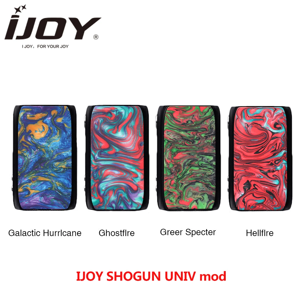 100% оригинал ijoy SHOGUN UNIV 180 Вт бокс мод для Катана SUBOHM Tank vs DRAG 2 mod прошивка обновление