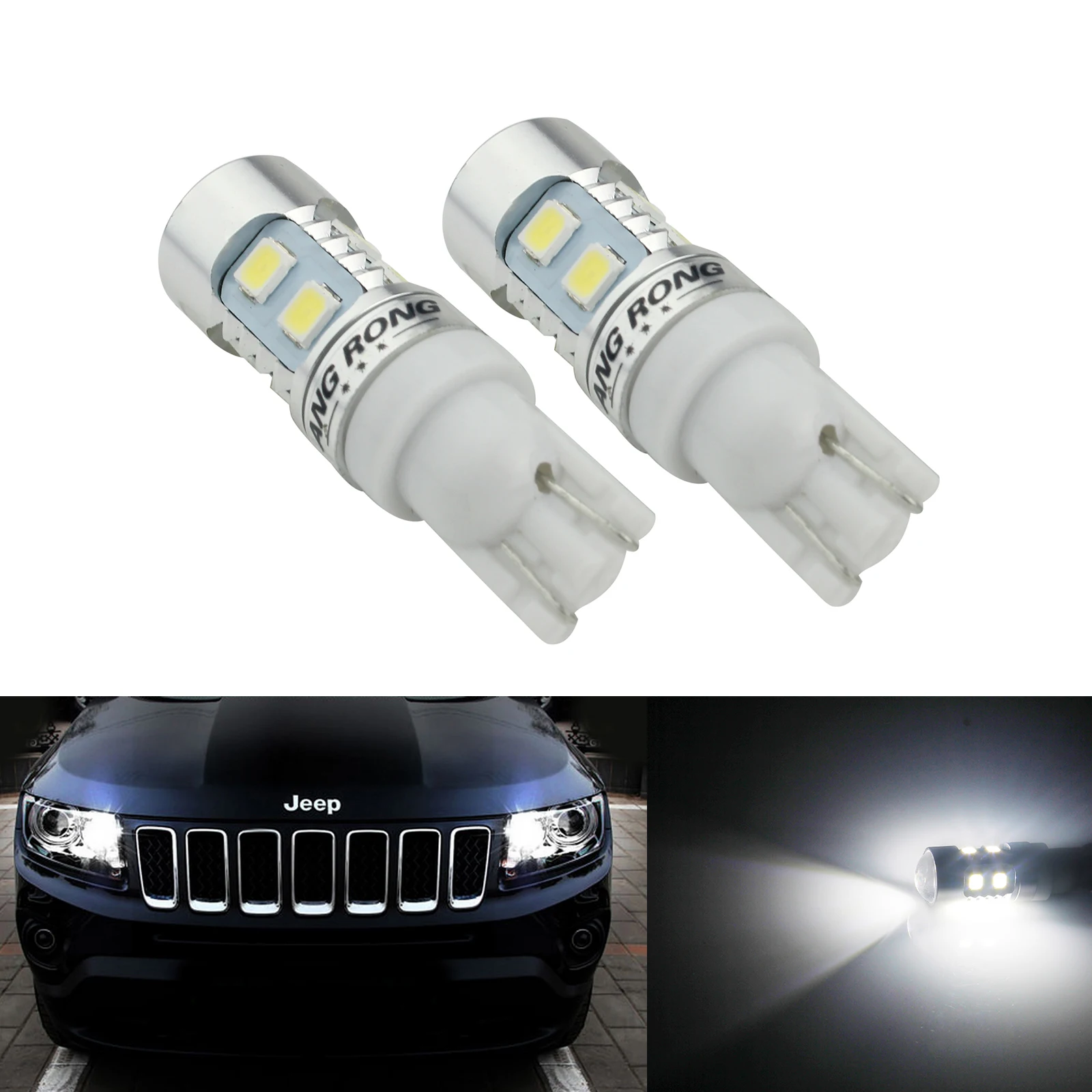 

ANGRONG SAMSUNG LED 501 T10 147 152 158 Bulb Daytime Running Driving Light DRL Lamp