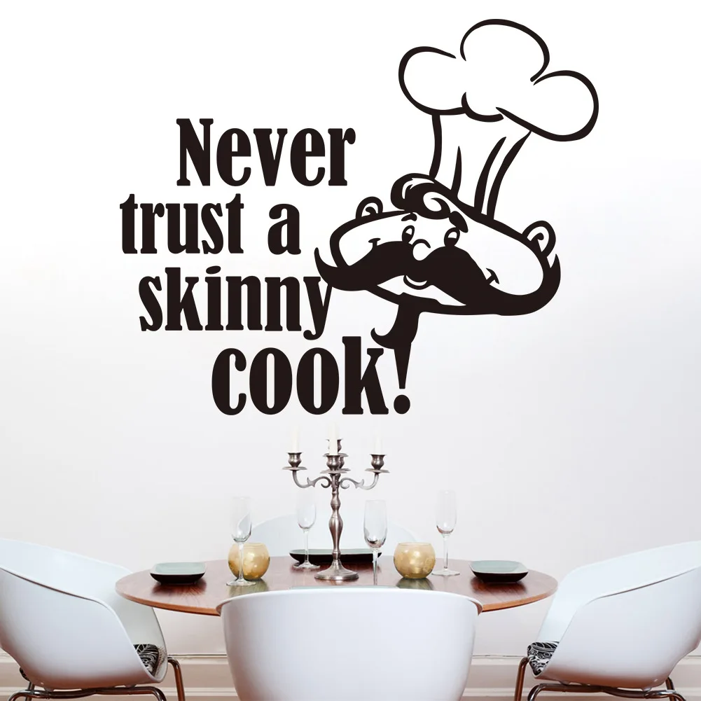zy8210 kitchen wall stickers waterproof english carved can be