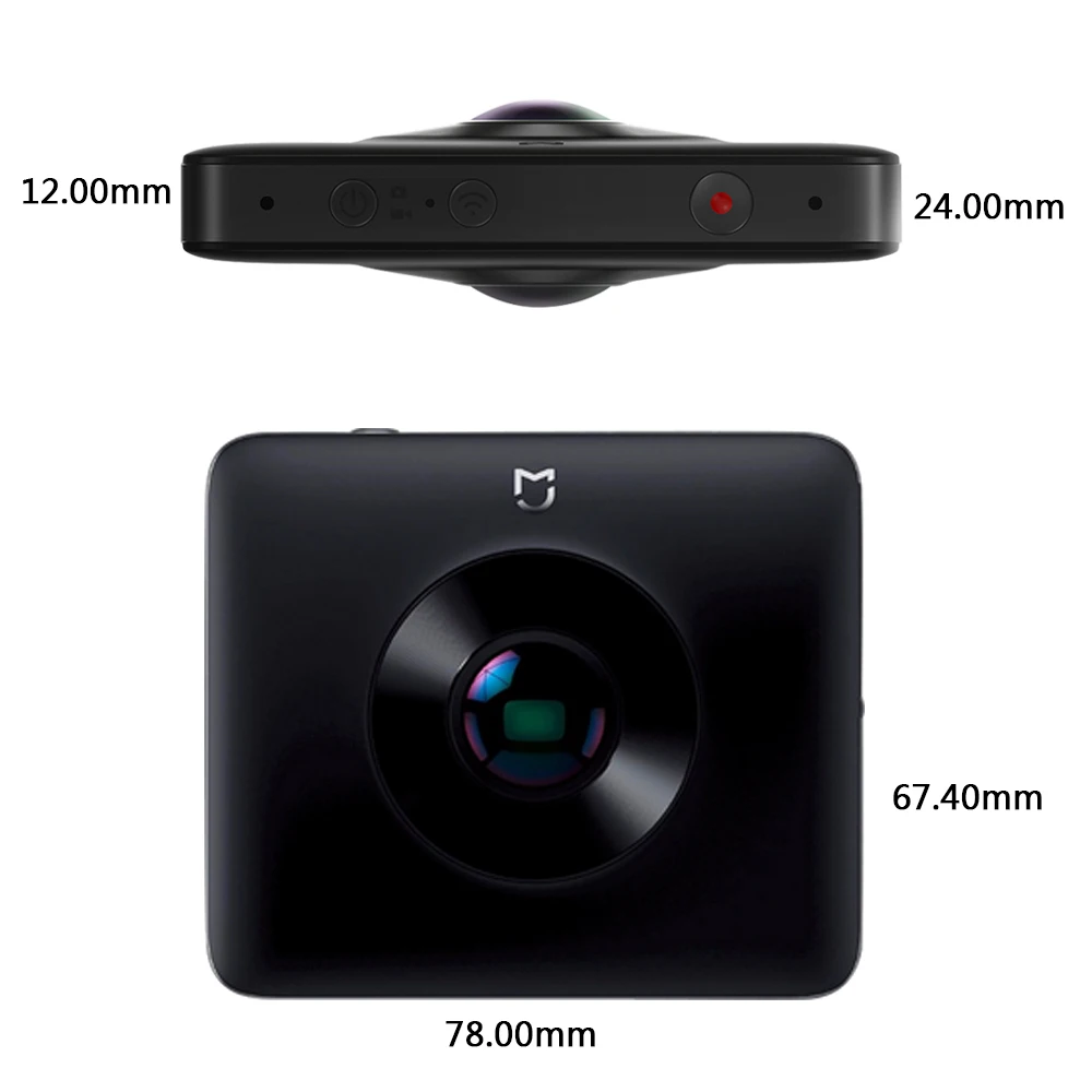 Globale Version Xiao mi mi jia 360 Panorama Kamera 23.88MP mi Kugel Kamera Action Kamera Ambarella A12 3,5 K Video aufnahme WiFi