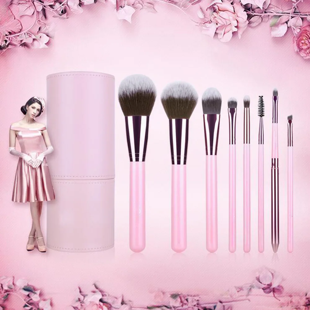 Vanderlife Makeup Brushes Professional Cosmetics Brushes Set 8pcs High