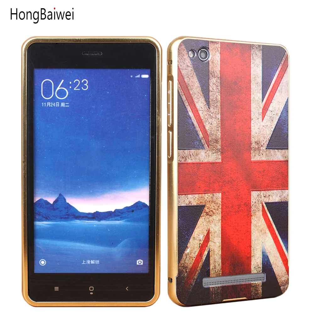 

Phone Case For Xiaomi Redmi 3 Mobile phone protection shell edge, golden mobile phone protection against falling Case Cover