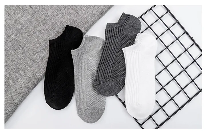 6 Multi Styles Stripe Breathable Men Socks Seasons Cotton Women Socks Middle Tube Weat-Absorbing Sports Short Men's Stock