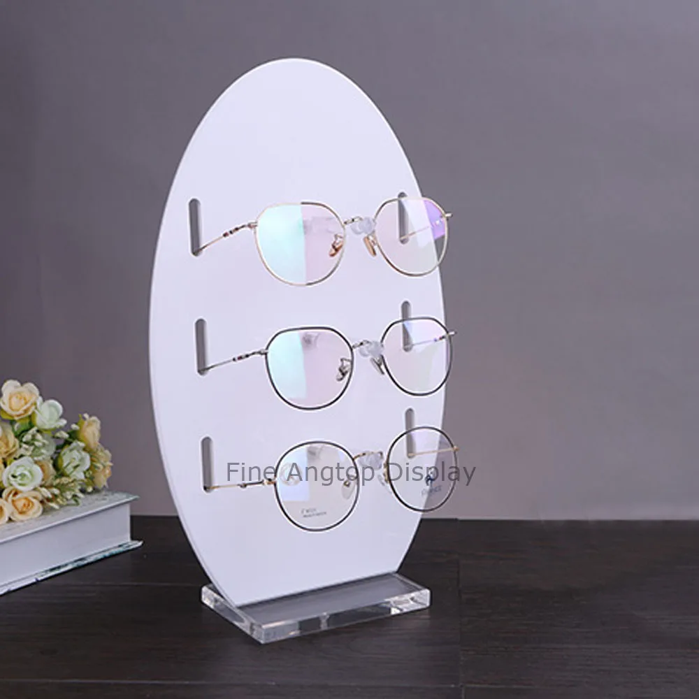 Acrylic Rack Eyeglasses Showing Jewelry 3 Pair Sunglasses Stand Holderin Jewelry Packaging