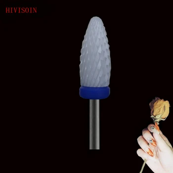 

5Pcs White Ceramic Nail Drill Bit - Flam Bit - M(0042.060)
