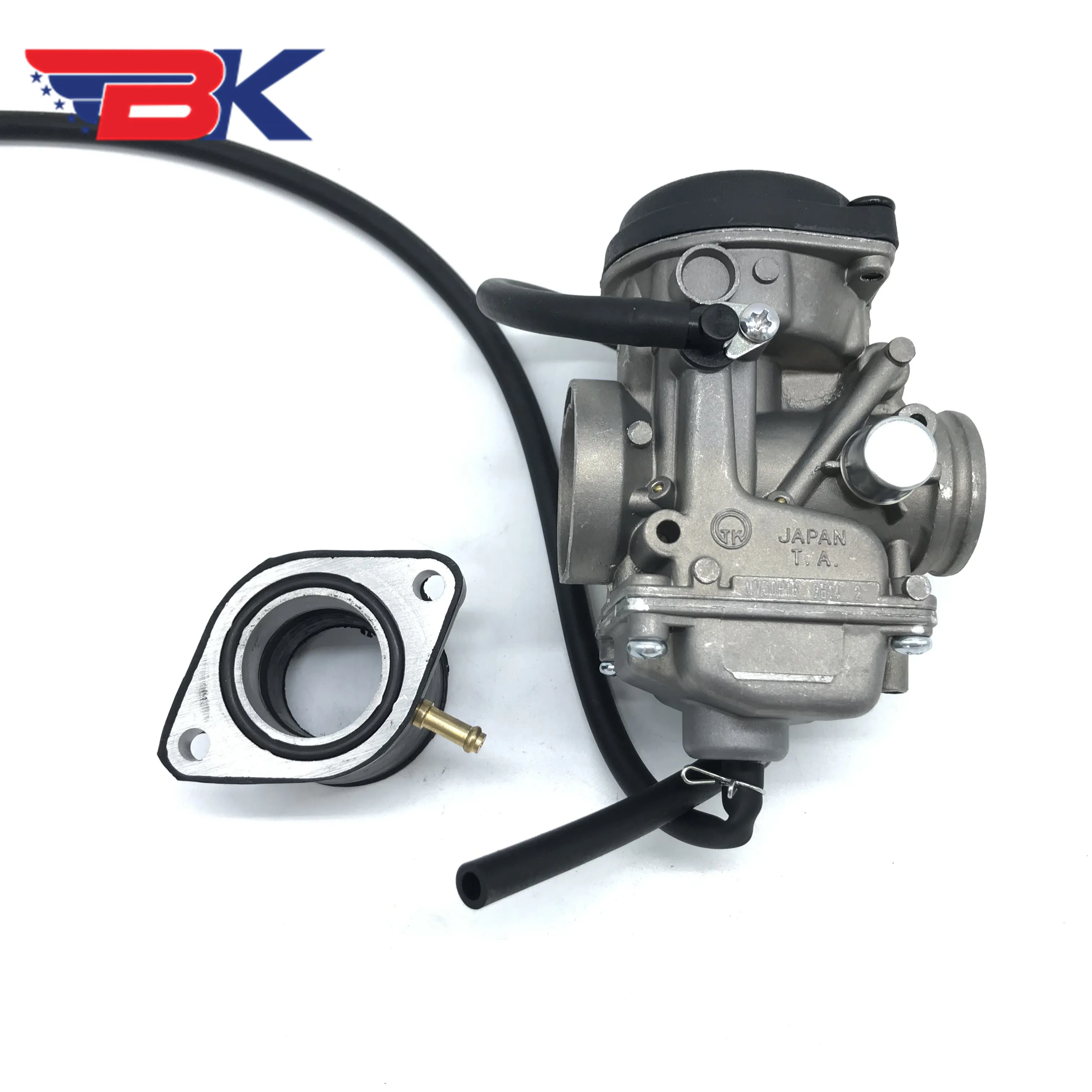 30mm carburetor TK W/ Intake Manifold JIANSHE LONCIN BASHAN 250cc ATV QUAD ATV250 JS250 carb