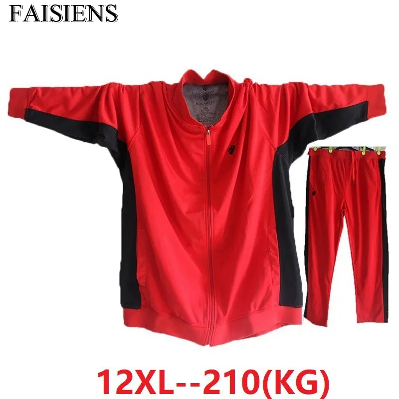 

Spring Large Size Big Men Jackets Sweatshirts Zipper Sports Hoodies Fleece 9XL 10XL 11XL 12XL Patchwork Jacket Loose 68 70 72 74