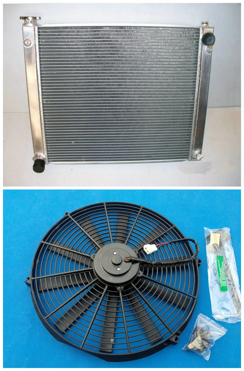 56MM 2Row New Performance Aluminium Radiator+FAN For Nissan Fairlady