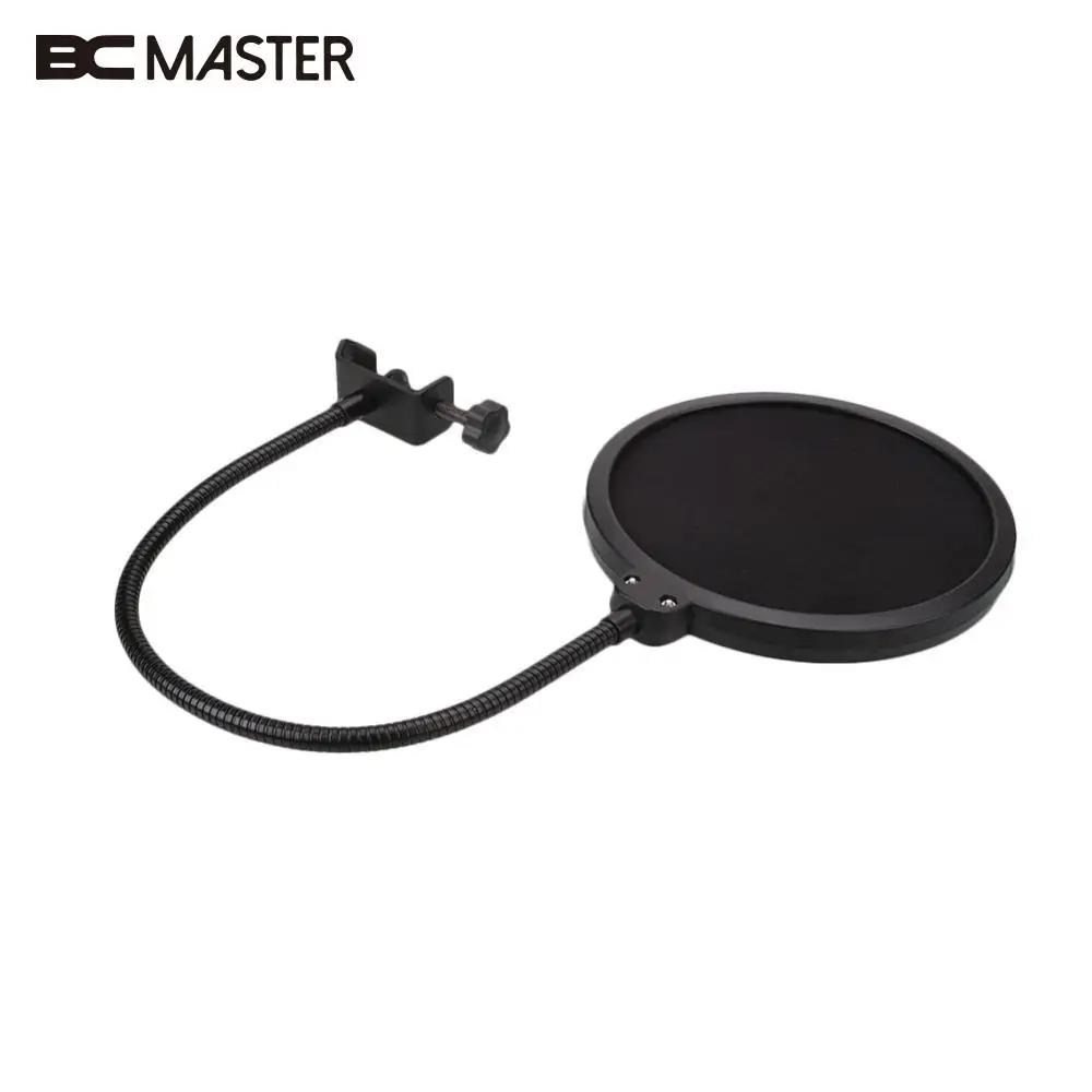 Black New Flexible Microphone Windshield Mic Pop Filter Shield Cover For Speaking Accessories Black New Flexible Microphone Windshield Mic Pop Filter Shield Cover For Speaking Accessories