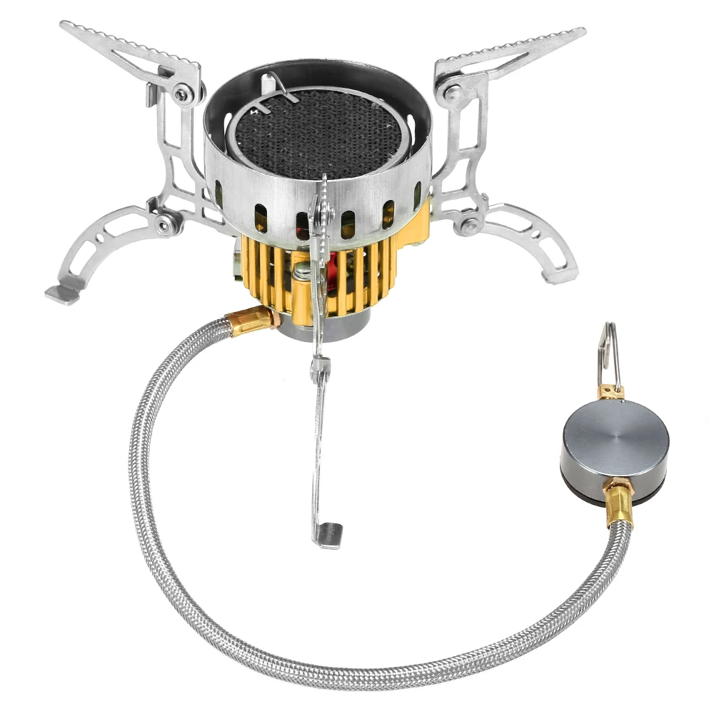 

Windproof Big Power Split-Type Outdoor Camping Picnic Cooker Gas Stove Auto Ignition Infrared Heating Roasting Stove Furnace