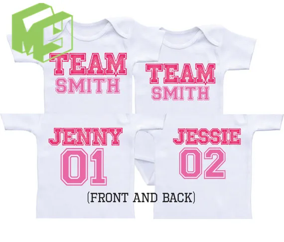 baby clothes with name on it