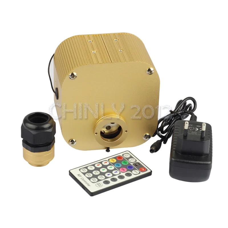 CREE chip 16W RGBW LED twinkle Fiber Optic Engine Driver with 28key RF Remote controller for