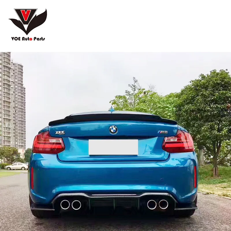 Задний спойлер из углеродного волокна F22 F23 F87 для BMW 2 серии Coupe & Convertible M2 218i 220i 228i