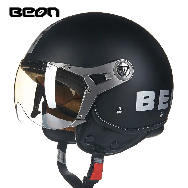 Мотоциклетный шлем для женщин и мужчин, BEON 100b casco, шлем для мотокросса, электрический велосипед - Цвет: 1